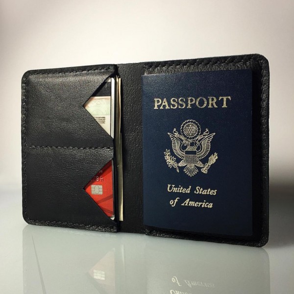 handmade passport holder